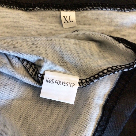 Womens Gypsy Graphic Print Vintage Style Black Short Sleeve T-Shirt Size XL - Picture 7 of 9